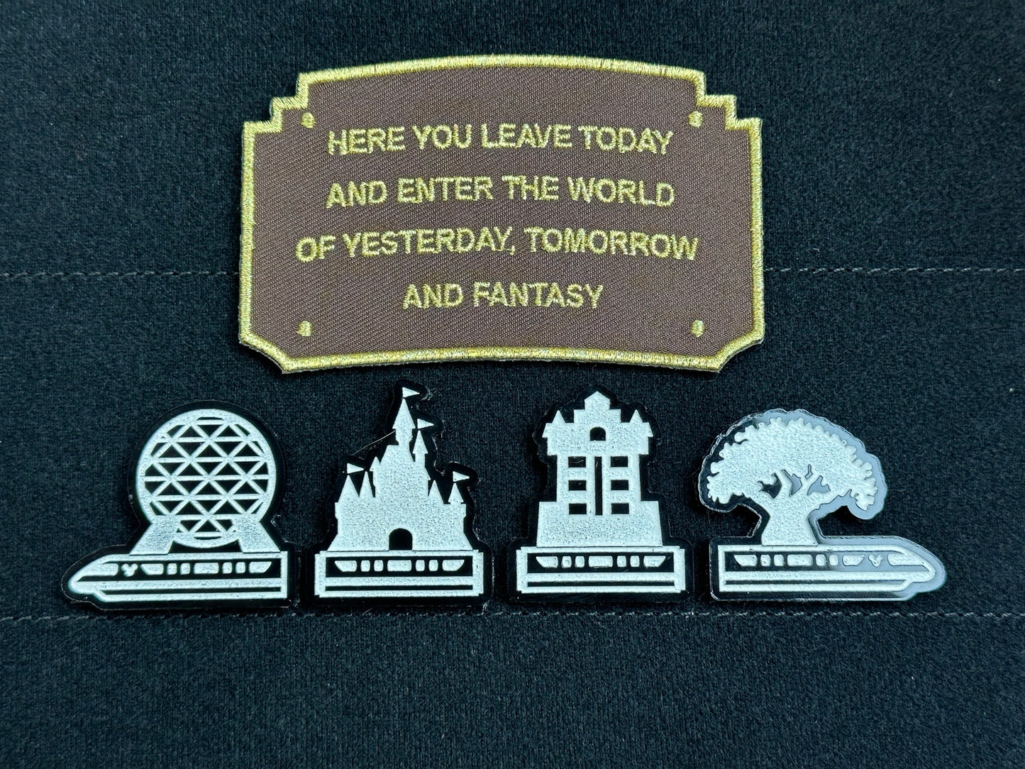 Monorail Parks Acrylic Morale Patches