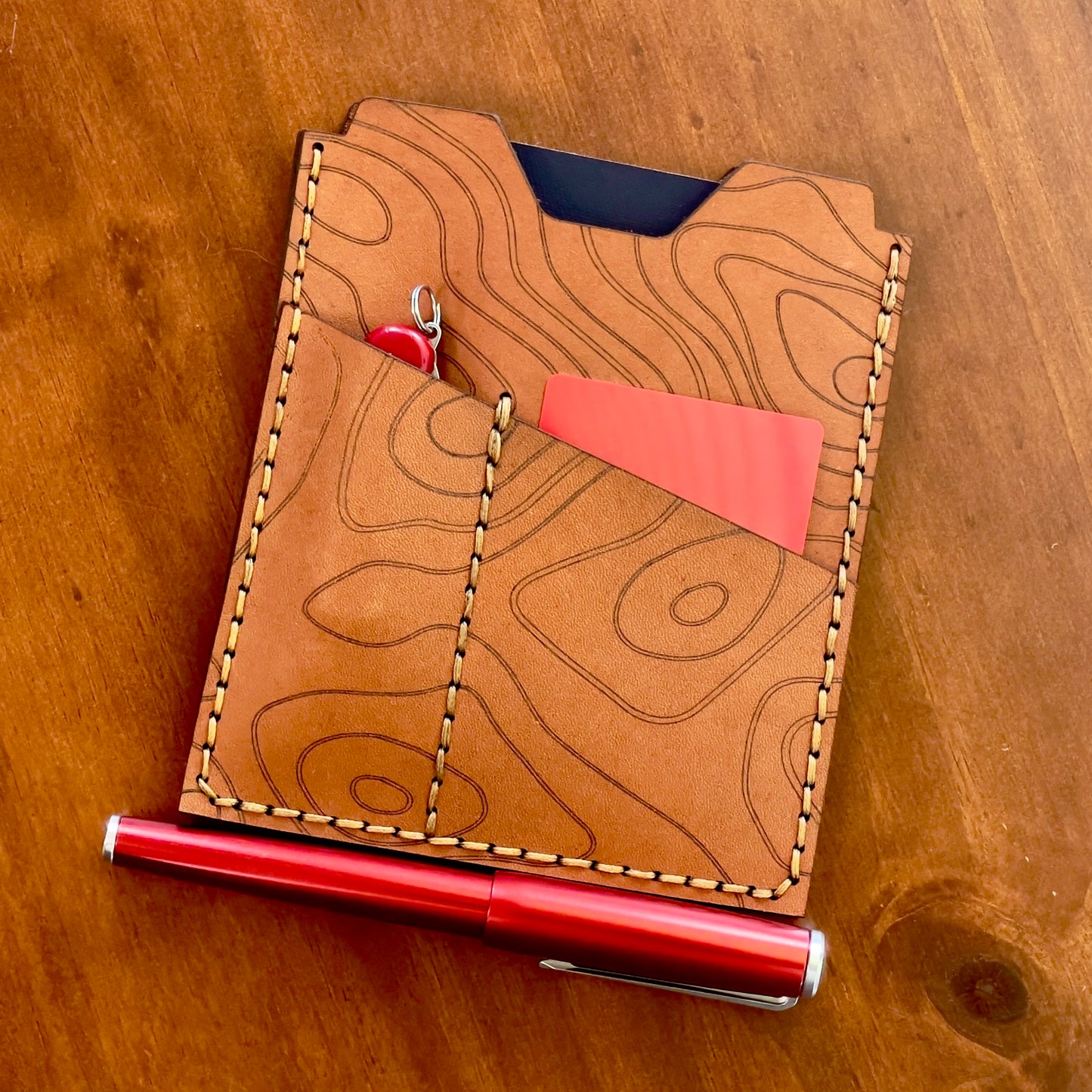 Leather Passport or Field Notes (3.5”x5.5”) Style Notebook Sleeve