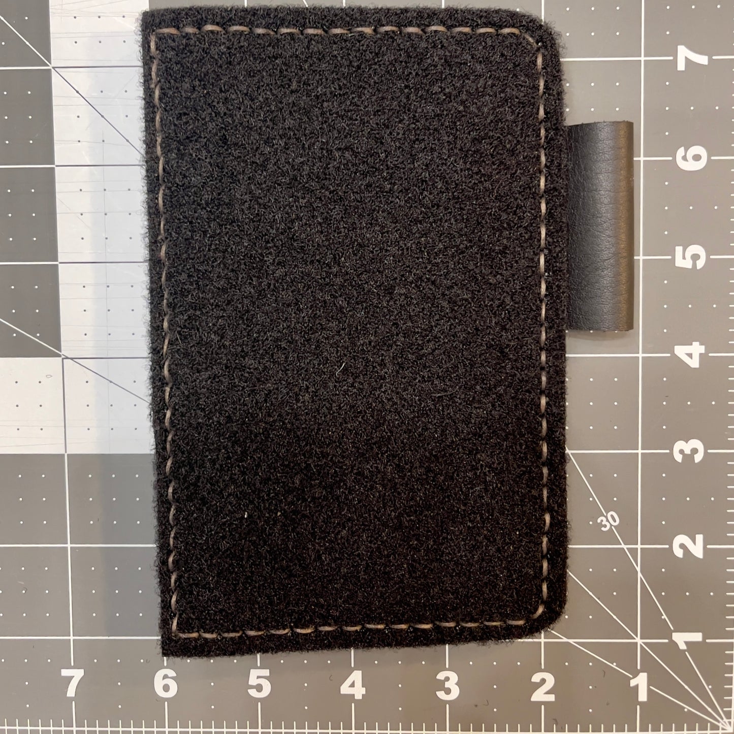 Leather Field Notes (3.5”x5.5”) Velcro Notebook Cover