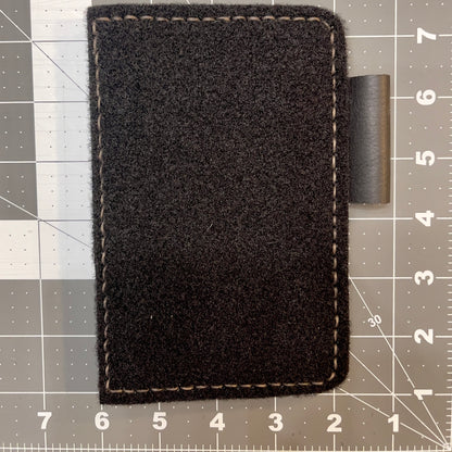 Leather Field Notes (3.5”x5.5”) Velcro Notebook Cover