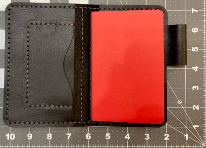 Leather Field Notes (3.5”x5.5”) Velcro Notebook Cover